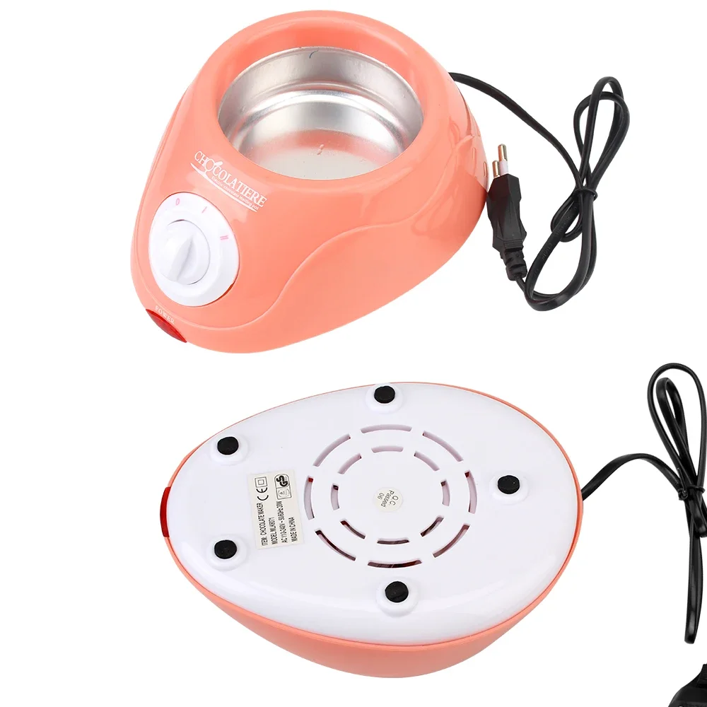 Long Handle DIY Scented Candle Soap Butter Electric Chocolate Melting Pot with Mold Heating Candy Wax Melanie poudre visage