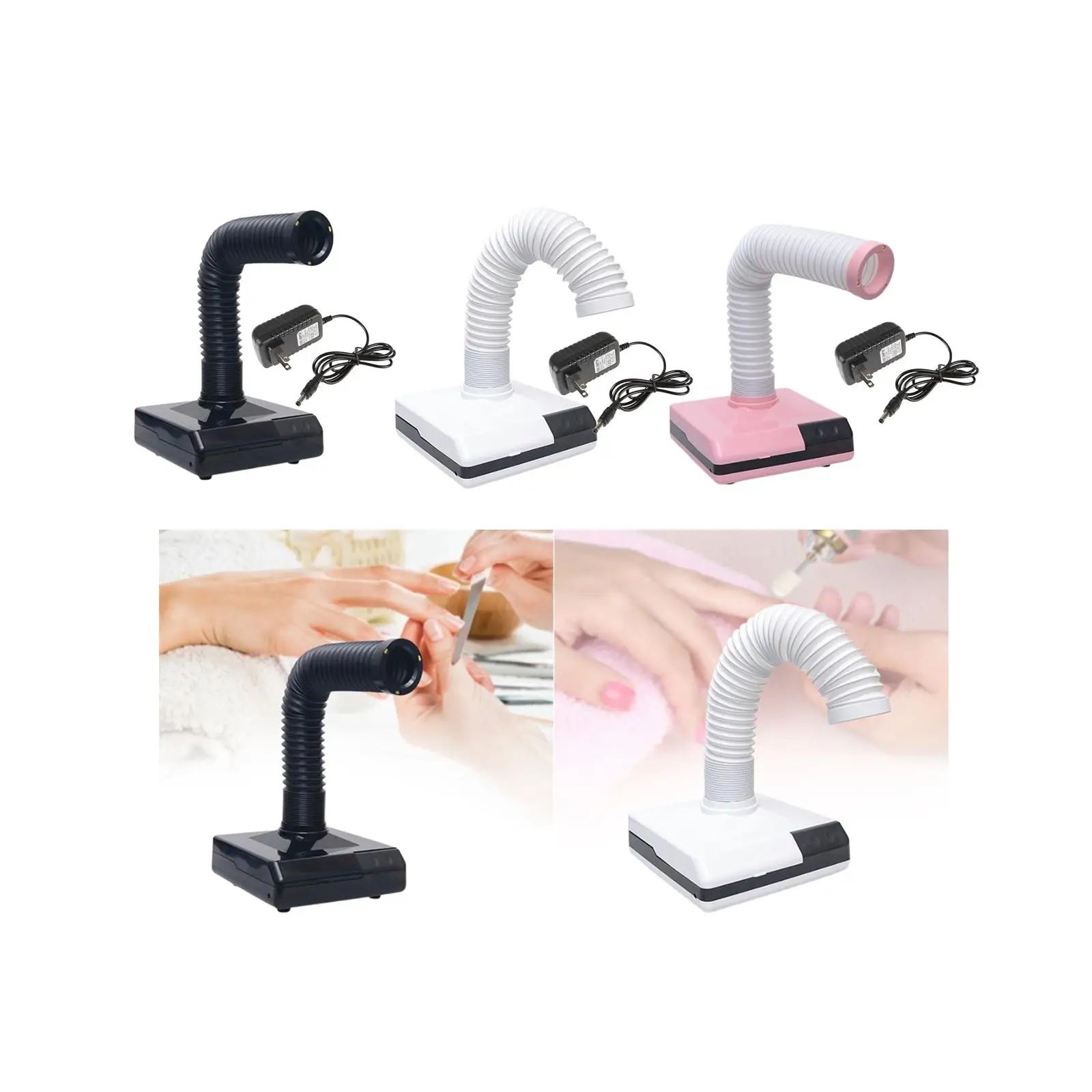 Collecteur de poussière d'ongles, extracteur d'ongles, cadeau de beauté, aspirateur professionnel de polissage d'ongles, nettoyeur de poussière d'ongles pour le polissage de gel