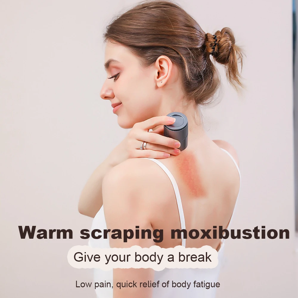 

Period Pain Relief Moxibustion Box, Double Head Smoke-Free Moxa Stick Warmer for Women, Portable Home Use Meridian Heating Massa