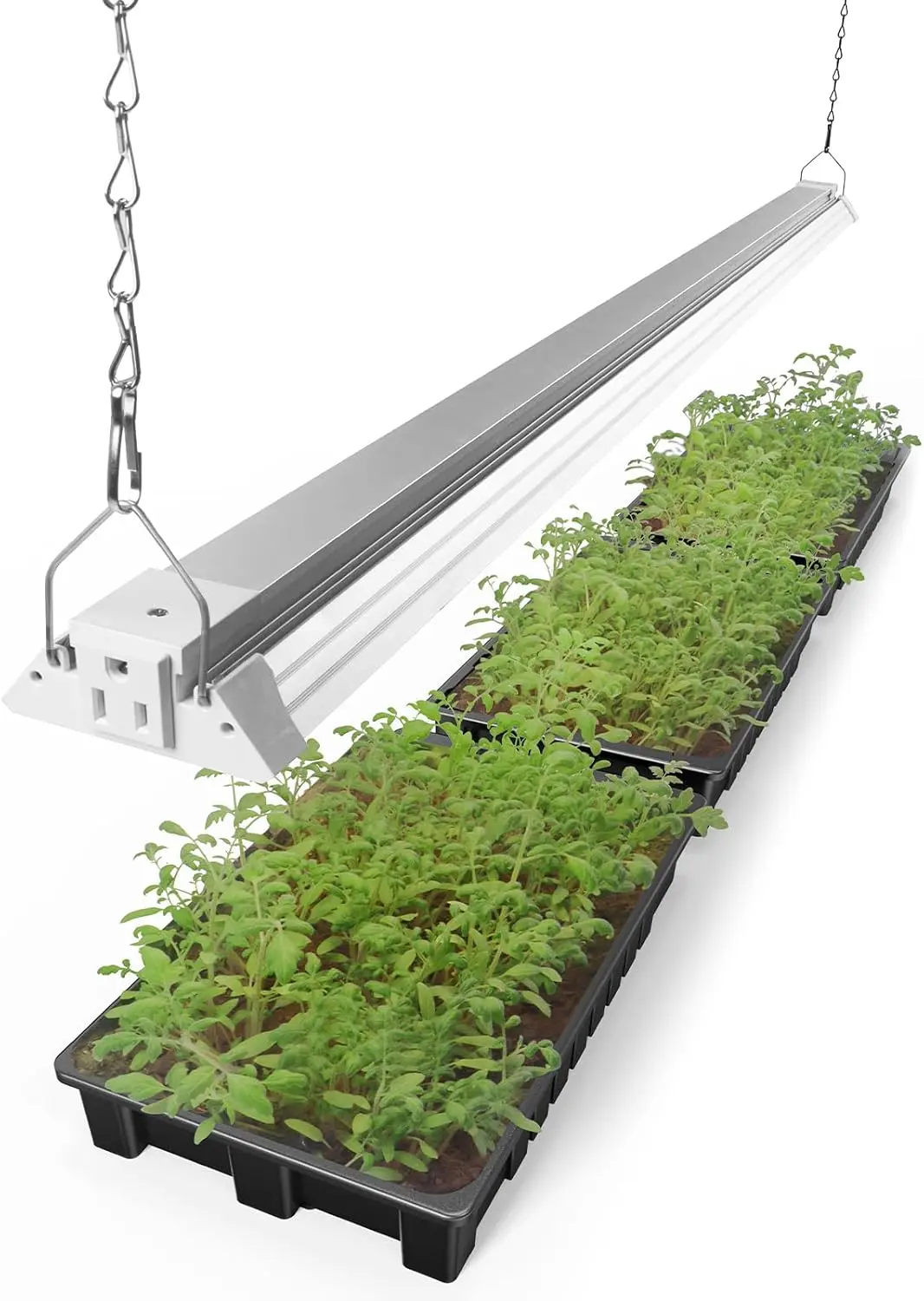 

4FT Full Spectrum LED Grow Light, 72W High PPFD with 660nm Red LEDs, Linkable for Indoor Plants