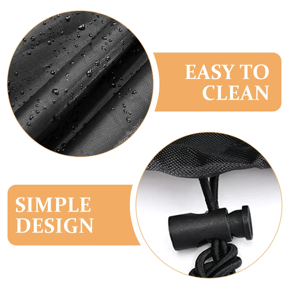 

2Pcs Oxford Cloth Barrel Cover Waterproof Dust Wind Rain Snow Protection for 55-Gallon Outdoor Chemical Water Storage Drums