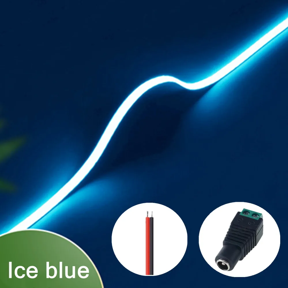 3mm Ultra Dunne 12V Kleurrijke COB LED Strip Dimbaar 3000K 4000K 6000K Hoge Dichtheid Flexibel Licht 400LEDs Voor DIY Home Decor Lamp
