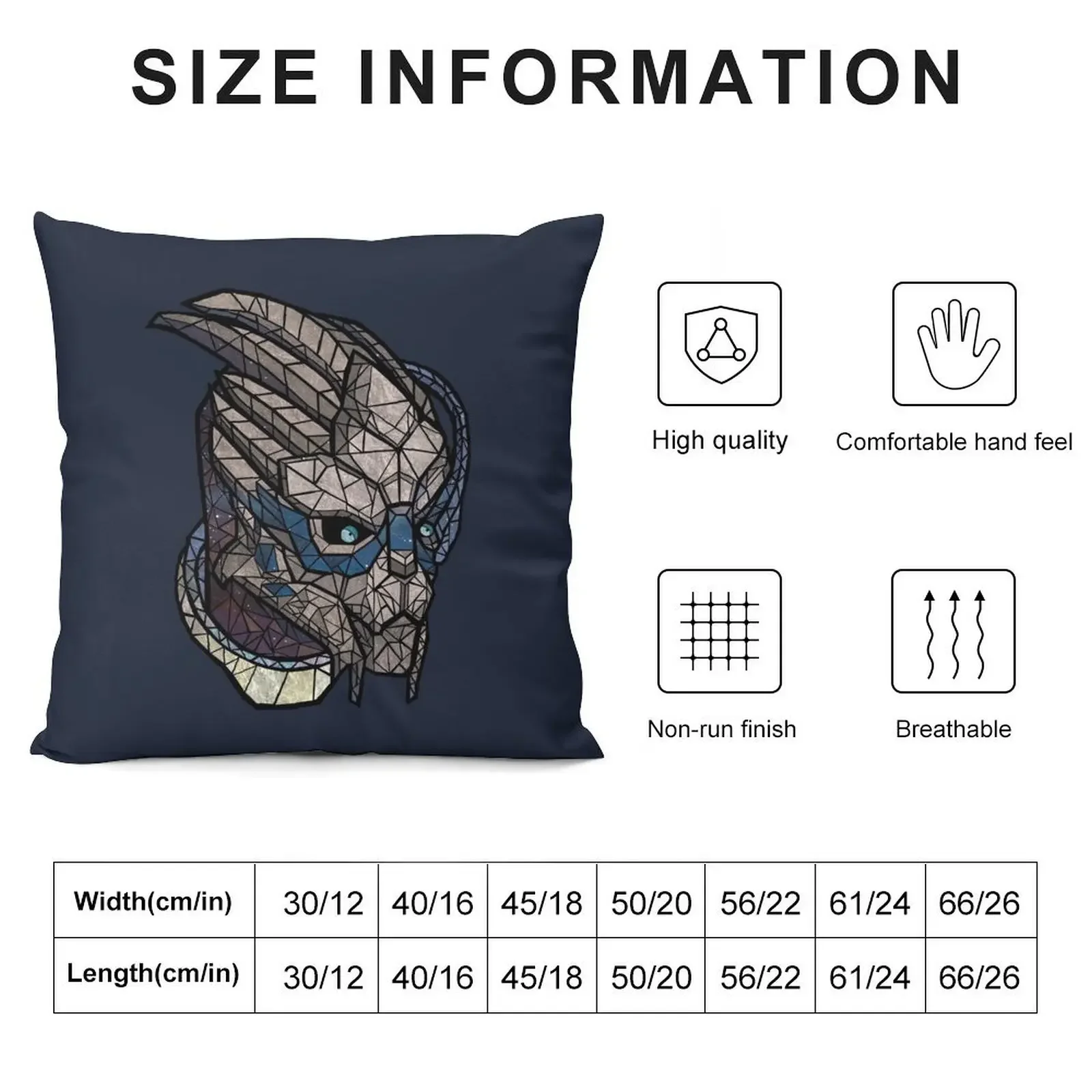 Garrus Vakarian Throw Pillow Cushion Cover Cushions For Sofa luxury decor pillow