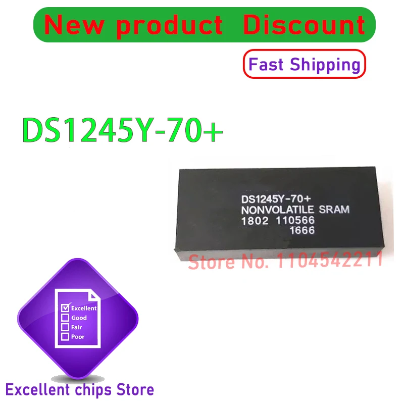 

1 шт.-20 шт./лот DS1245Y-70 + DS1245Y DIP32 чип лифта cpu40 материнская плата новый оригинальный