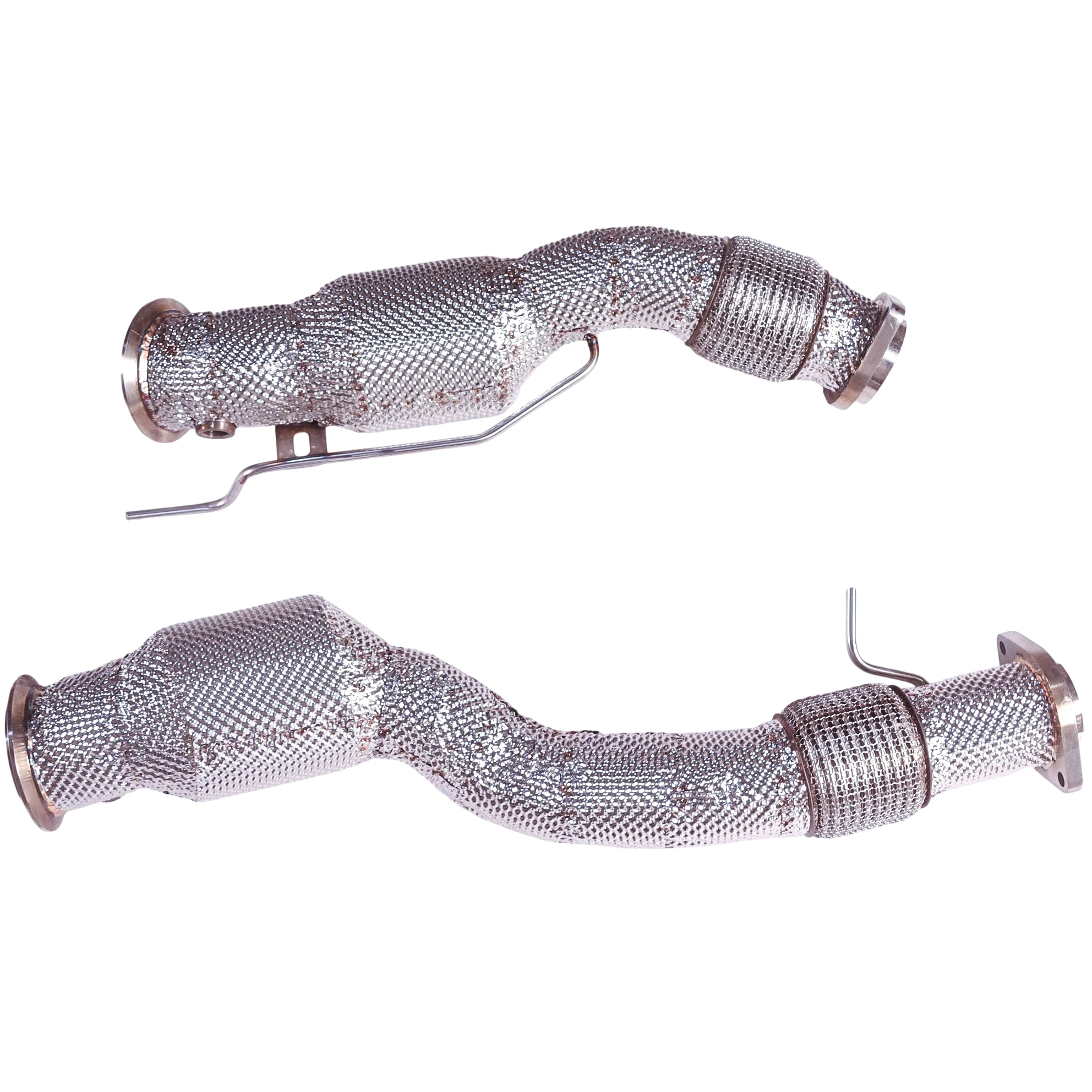 

【 Customized Product 】200 honeycomb drain pipes, BMW X3m F97 3.0T stainless steel catalytic converter head section pipes