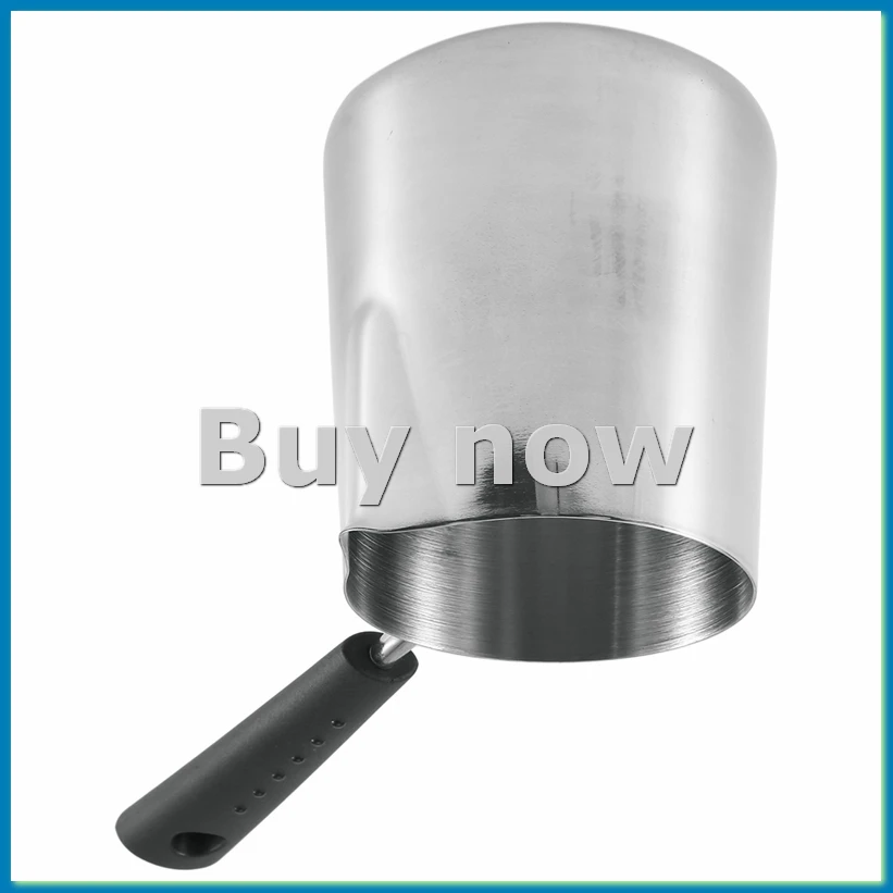 350Ml Milk Butter Warmer Pot, Turkish Coffee Pot, Stainless Steel Stovetop Melting Pot with Spout for Tea,Heating-ROWI