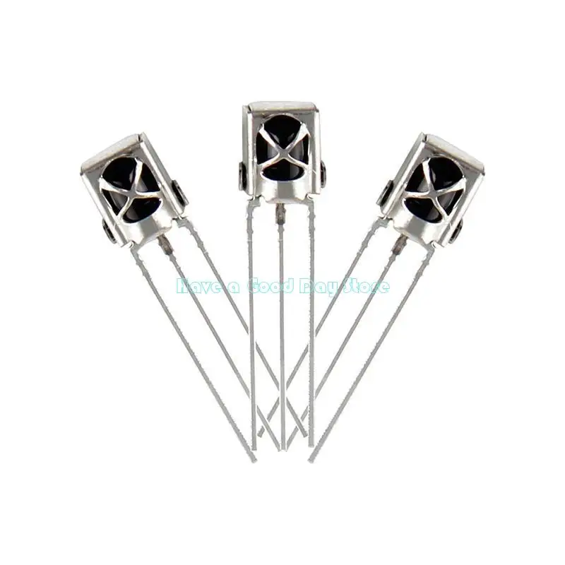 462D 10pcs TL1838 VS1838B 1838 38Khz IR Receiver with Metal for case