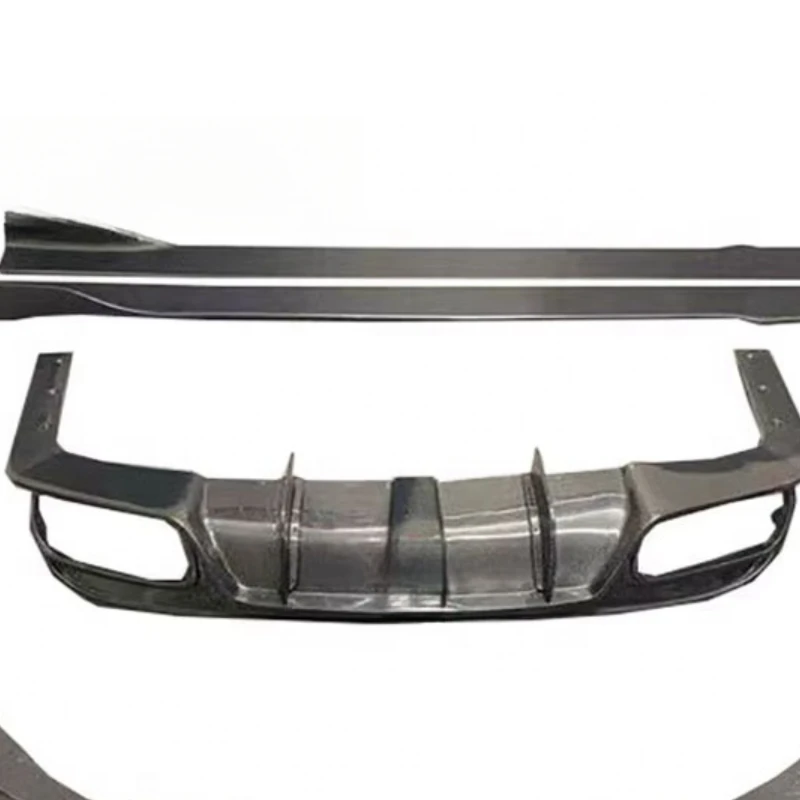 High Quality Carbon Fiber Front Bumper Lip Rear Lip and Side Skirts Kit for Sports Coupe Off-Road