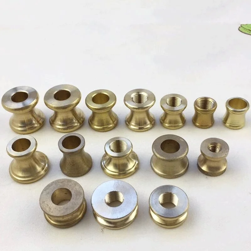 M10 * 1 Internal Thread I-shaped Joint, Solid I-shaped T-shaped Thick Gasket, Connector, Lighting Fixtures, Pure Brass Fittings,