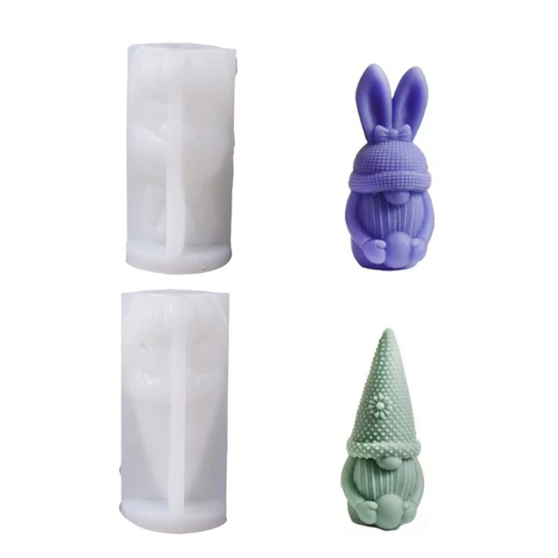 Easters Molds Epoxy Resin Molds 3D Dwarf Silicone Mould Casting Molds