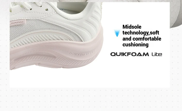 361 Degrees Damen-Laufschuhe, lässig, Mesh, rutschfest, leicht, trendig, dicke Sohle, Rebond, langlebig, Damen-Turnschuhe 682532239 – Detail 19