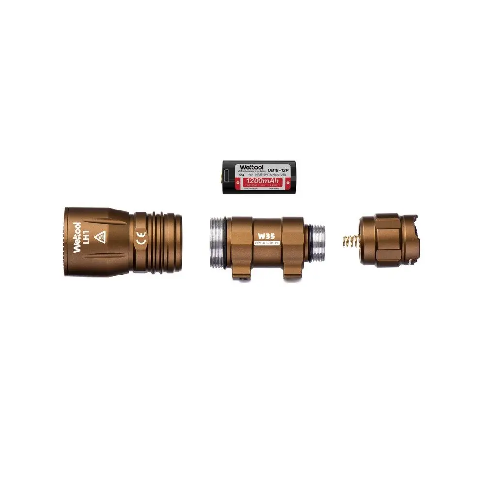 Luz montada em arma Weltool W35IR "Metal Lancer"