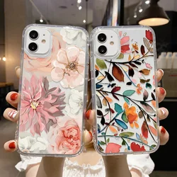 Flower Funda For iPhone 13 Case iPhone 11 12 14 15 Pro Max 7 8 6S Plus X XS Max XR 13 Mini SE 2022 2 3 Case Silicon Flower Soft