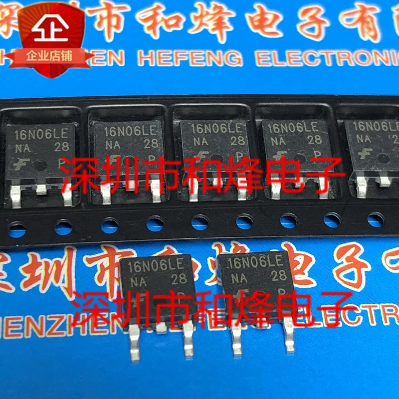 5PCS-10PCS 16N06LE RFD16N06LESM TO-252 60V 16A NEW AND ORIGINAL ON STOCK