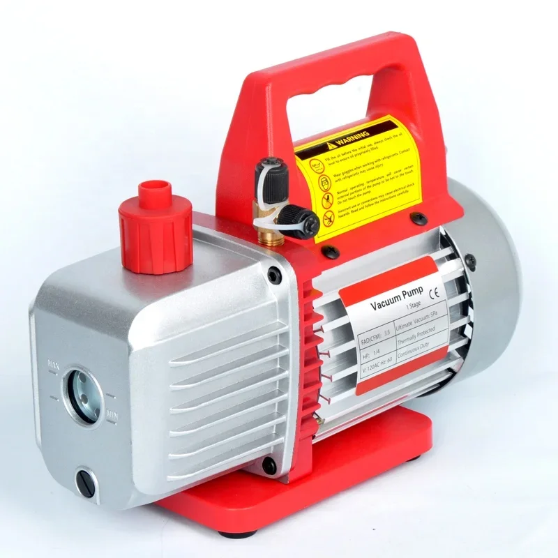 Hot Sale Single Stage 2.5CFM 3CFM HVAC Rotary Vane Vacuum Pump