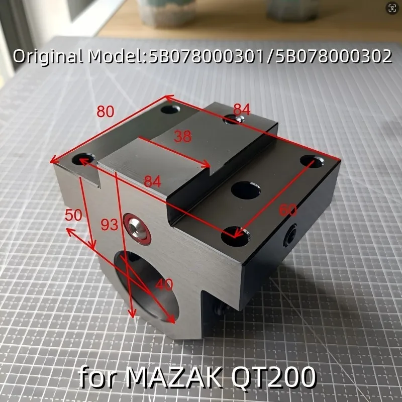 

5B078000301 5B078000302 Fixed Boring Tool Holder for Servo Turret, for MAZAK CNC QT200,Internal and External Coolant