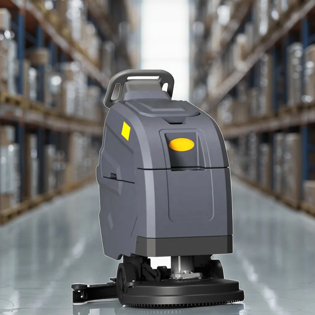 Barredora de suelo eléctrica KD-XD01 de 24V, barredora automática de carretera con Motor de cepillo de Metal, herramienta de limpieza de suelo y carretera