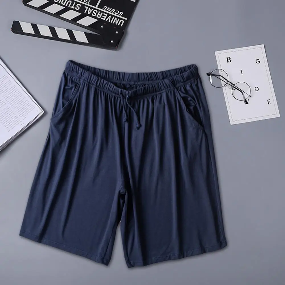 Quick-drying Shorts Modal Shorts Men's Modal Summer Pajama Shorts Comfortable All-match Drawstring Pants for Home Sports