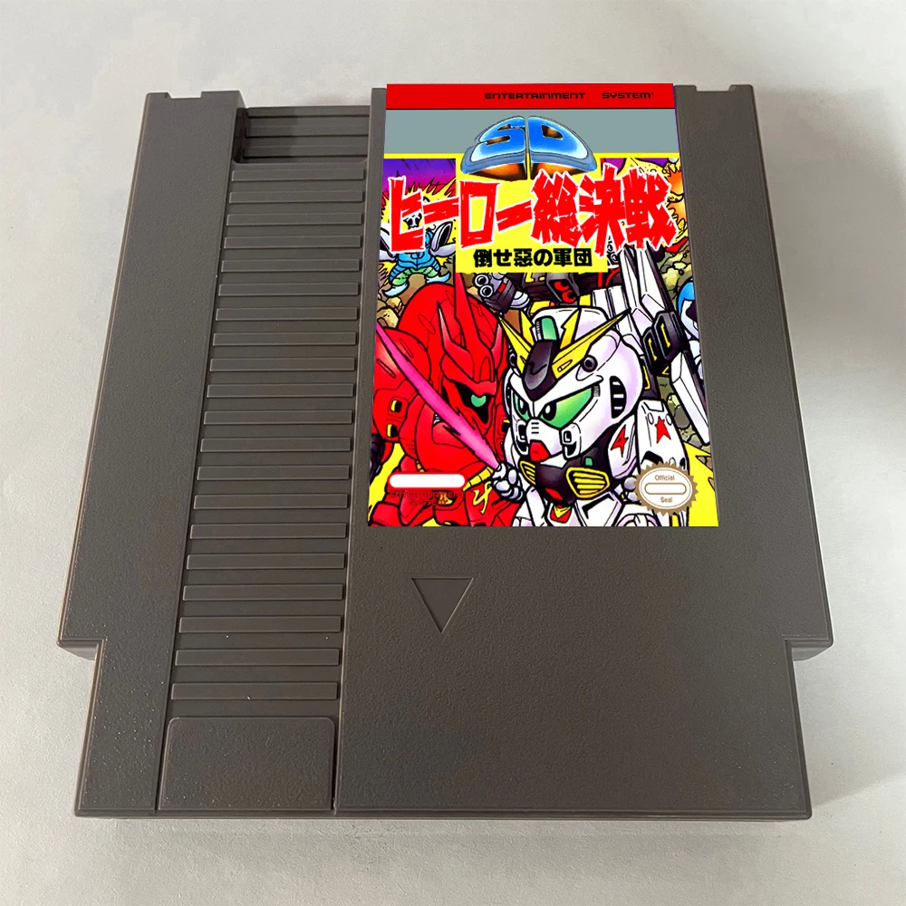 SD Hero Soukessen Taose! Aku no Gundan NES Rom Hack - 8 Bit 72Pins Game Card PAl/NTSC Game Cartridge لوحدة التحكم NES - اللغة الإنجليزية
