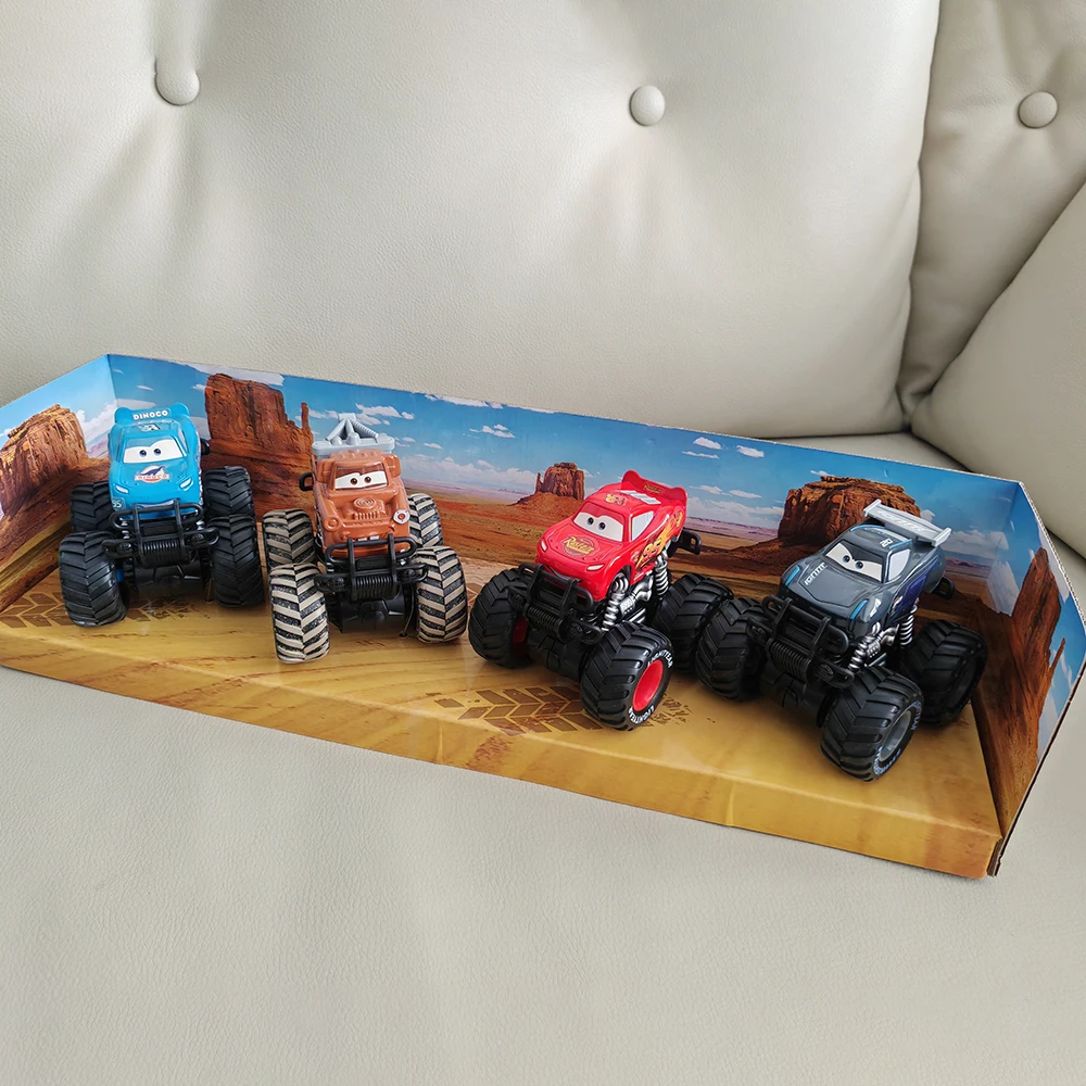 Disney Pixar Cars Set Lightning Mcqueen Figures Jackson Storm Mack Uncle Truck Pull-Back Cars Model Doll Children Toy For Gift