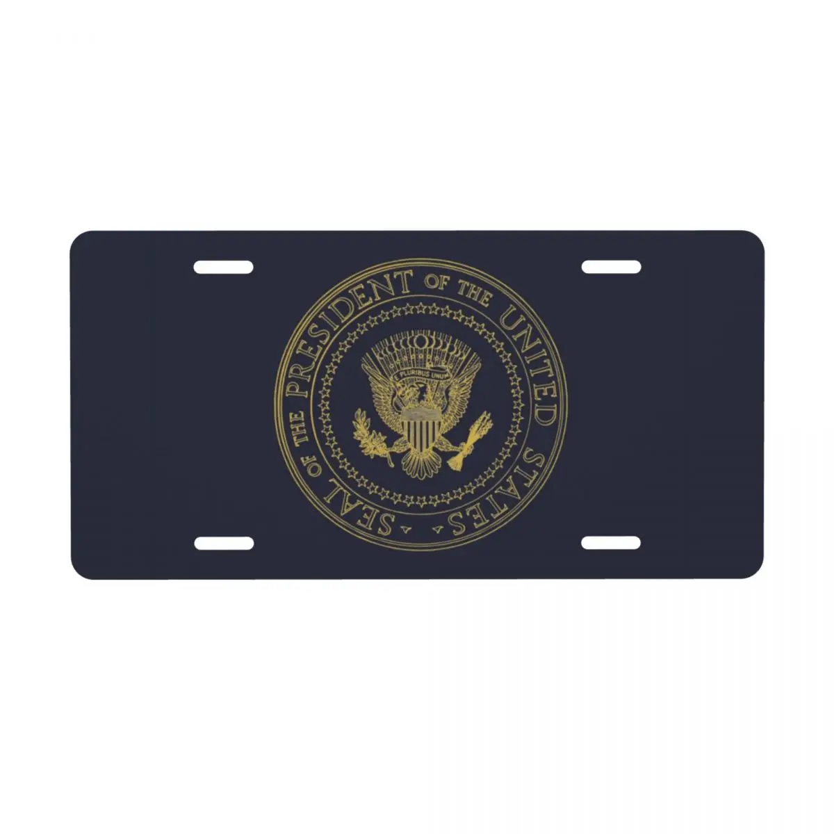 Seal Of The President Of The United States Seal Flag Decorative Metal License Plate Vote Election Aluminum Car Front Vanity Tag