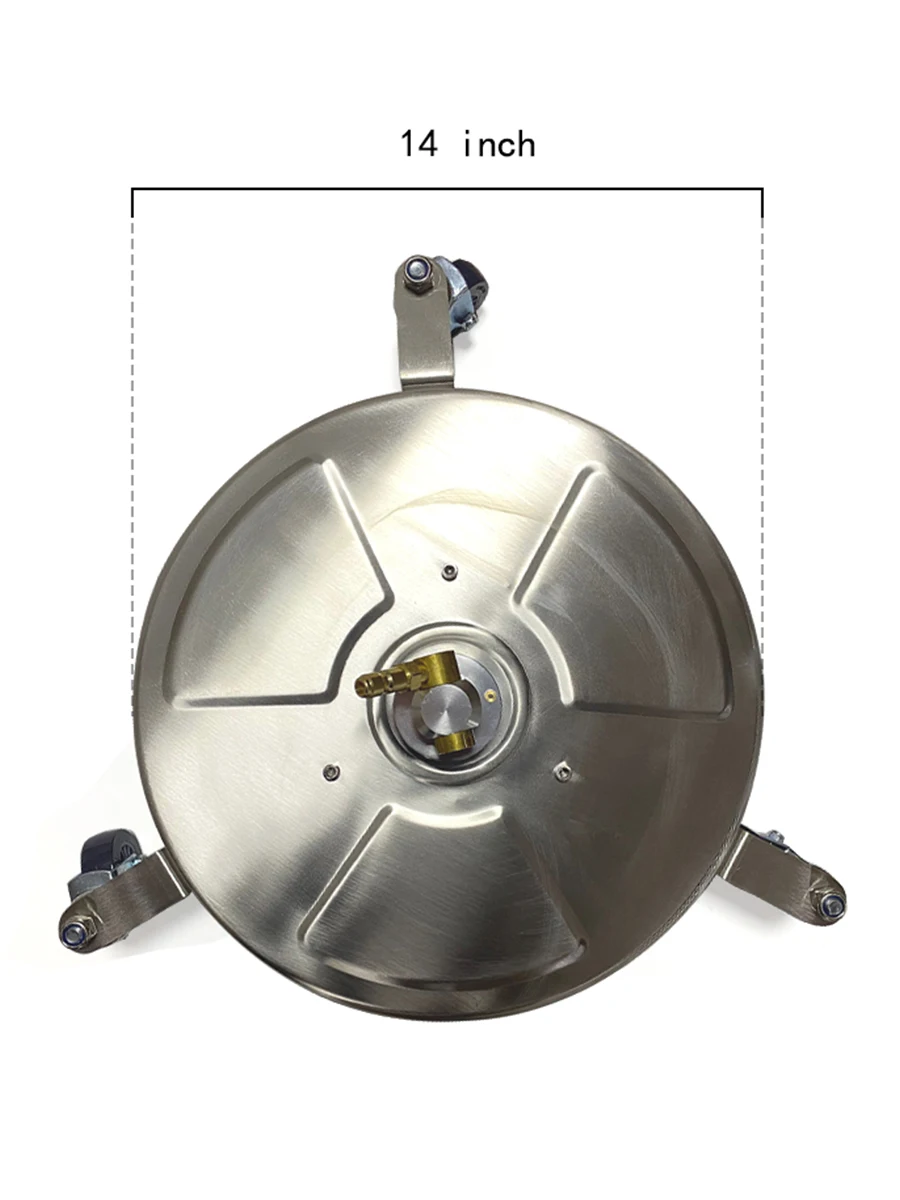 14 "Cao Cấp Bề Mặt Thép Không Gỉ Bụi Công Nghiệp Áp Lực