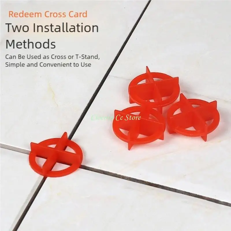 

X90F Pack of 100 Tile Spacers Suitable for All Tile Types Including Marble Granite Porcelain on Walls Floor Size 1.0mm to 3.0mm