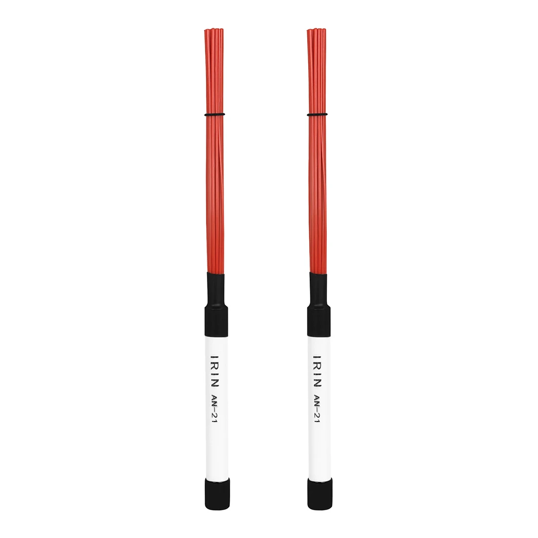 Een paar nylon drumstickborstels 2 stuks Jazz Drum Stick Brush Drumstel Borstel ABS Handvat Drumstokken Accessoires Drumonderdelen