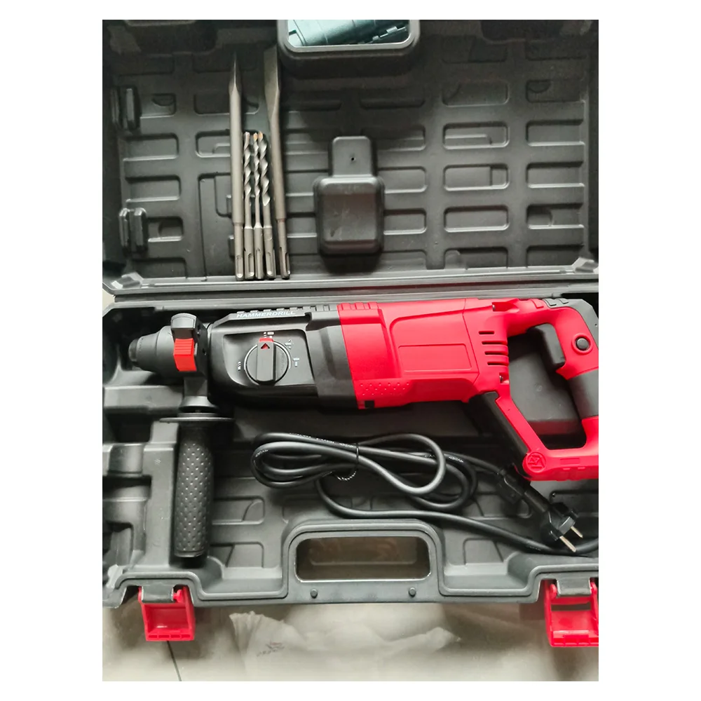 Professional 850W Electric Hammer 1200r/min High Rotation Speed 3.0J Impact Drill for Concrete and Masonry Working