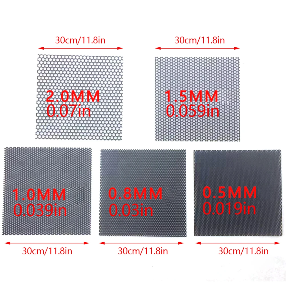 30CM Computer Dustproof Mesh DIY PVC Network Net Case Dustproof Cover PC Case Fan Cooler Dust Filter Chassis Dust Net Cover