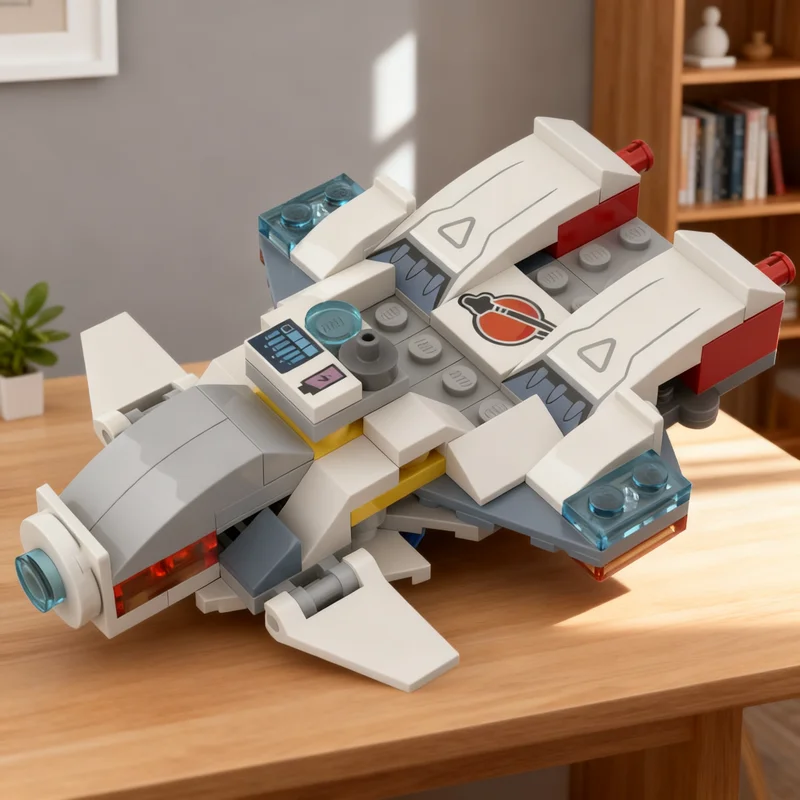 235pcs MOC City Space Frontier Research Outpost Model Christmas Gift Decorative Home Decor Collectible Living Room Decoration