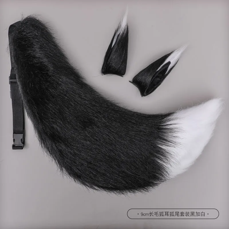 Neues Damen-Stirnband mit Kamel-, Schwarzen-, Tier-, Fuchs- und Plüschohren, Plüschschwanz, Cosplay, Lolita, Niedliche Tropfen-Haarspange, Schwanz-Requisiten, Accessoires – Detail 16