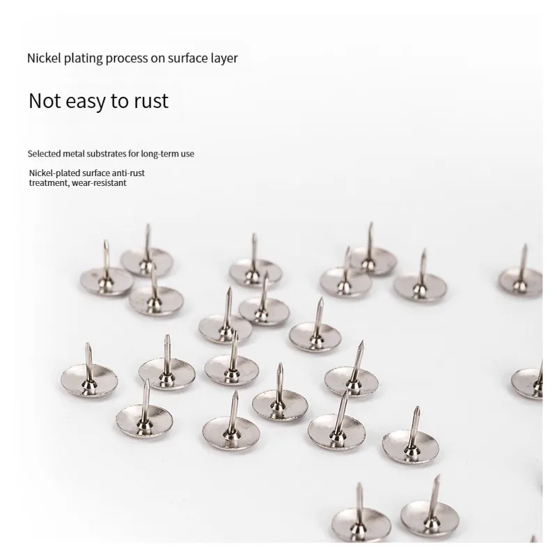 デリ 0040 画鋲 300 個/シリンダーピン丸頭プラスチックボックスコルク釘壁ペグ事務用品シングルバレル価格ピン