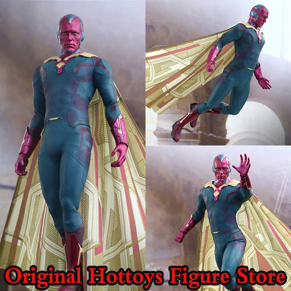 

HOTTOYS HT MMS296 масштаб 1/6 мужской солдат зрение Мстители: возраст детской полный набор 12-дюймовая экшн-фибре коллекция моделей