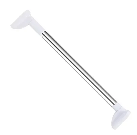 

Telescopic Stainless Steel Curtain Pole Multifunction Expansion Door Shower Tube Rod 75cm