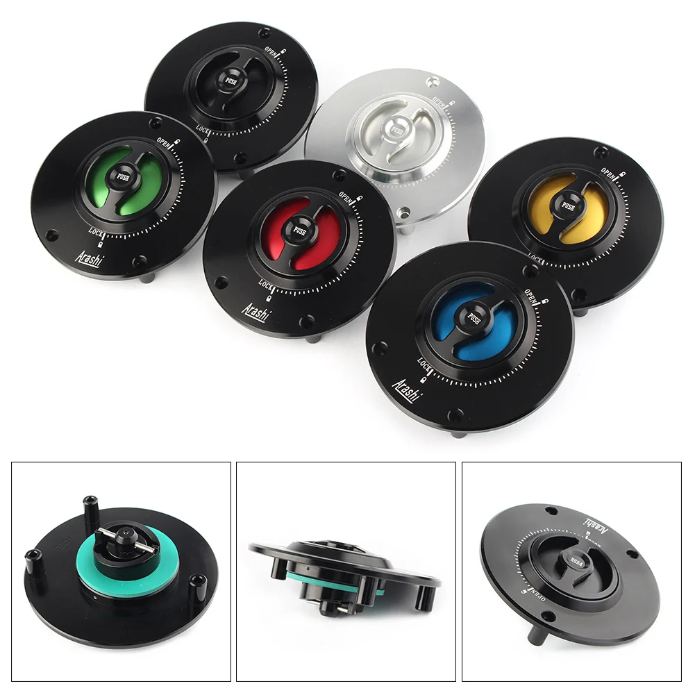 Motorcycle CNC Fuel Filler Cover Gas Tank Cap For Honda CB1000R CBF600/CBF1000 / CBR600F SPORT CBR600RR CBR1000RR VFR800 VTR1000