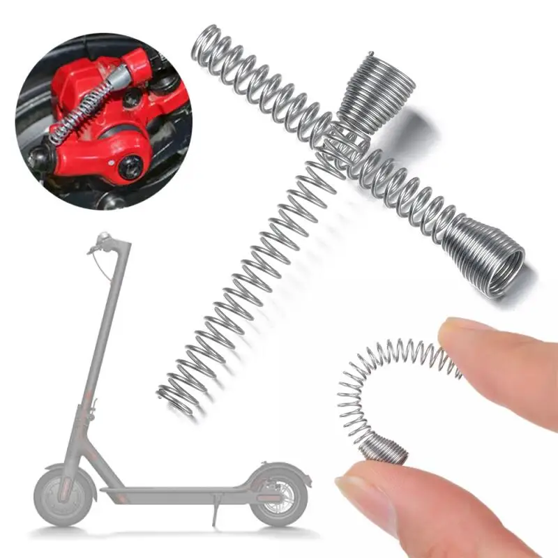 Para Xiaomi M365/Pro Scooter Eléctrico 2 uds resortes de freno retráctiles de acero inoxidable tapas traseras de línea de freno piezas de freno de Scooter