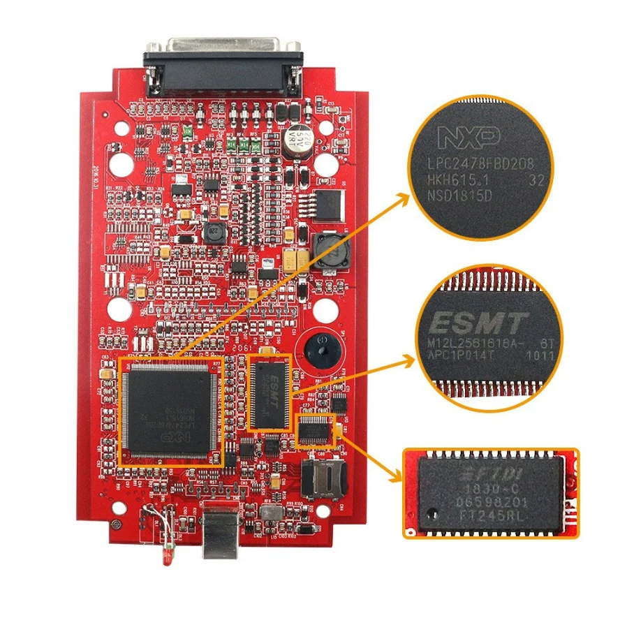 Online Unlimited KTAG V7.020 2.25 4LED KESS 2.80 EU Red V5.017 OBD2 Car ECU Chip Tuning Kit 5.017 K-Tag Programmer Tools