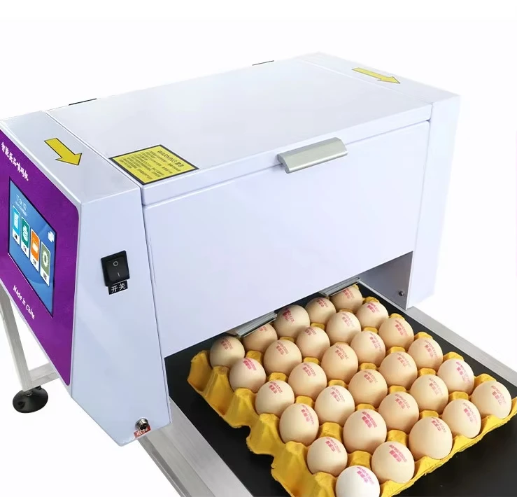 Fully Automatic Egg Ink Jet Printer Six-nozzles 600 Dpi HD Ink Jet Printer Ink Jet Printers for Chicken Egg