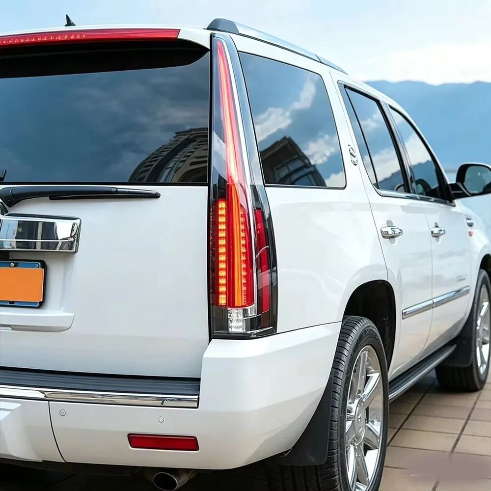 

Для Cadillac Escalade 2007-2014: Комплект задних фонарей, обновленный дизайн, высококачественные светодиодные фонари нового стиля, аксессуары Plug and Play