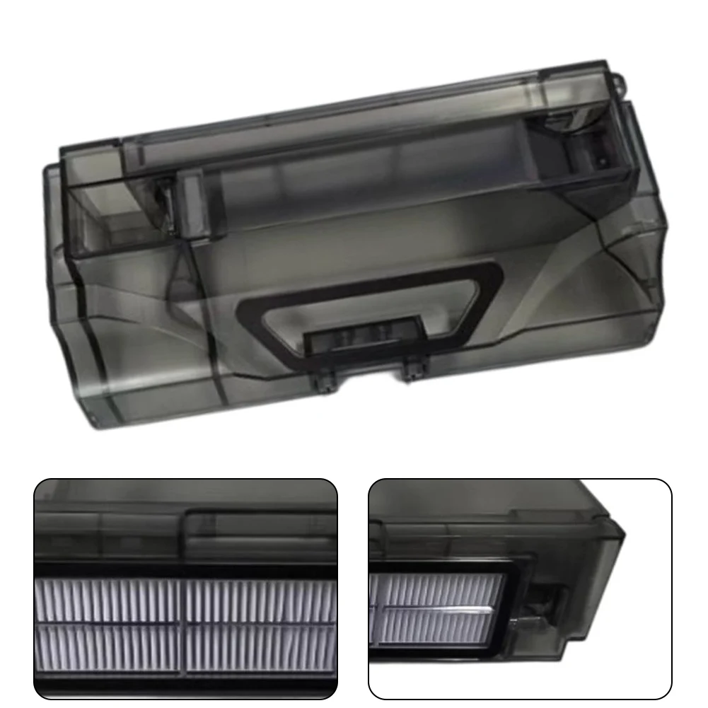 Cleaning Tool Robot Accessory Dust Bin Replacement Anti-clogging Suction Channel Extended Inlet Spacious Capacity