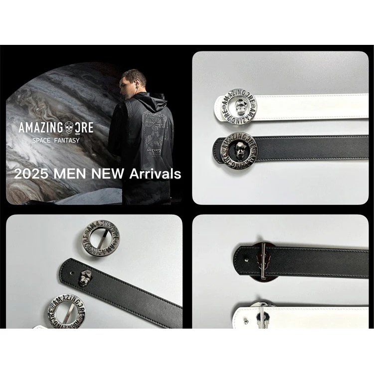 

Golf men's gift box belt two lead replacements practical imported microfiber materials simple atmosphere versatile