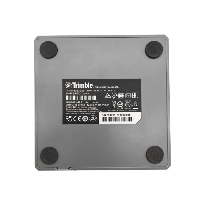 NEW TRIMBLE Dual SLOTS two SLOTSCHARGER FOR S8/S6 OR R10 BATTERY FOR SPS985 GPS Battery Total Station Charger Surveying