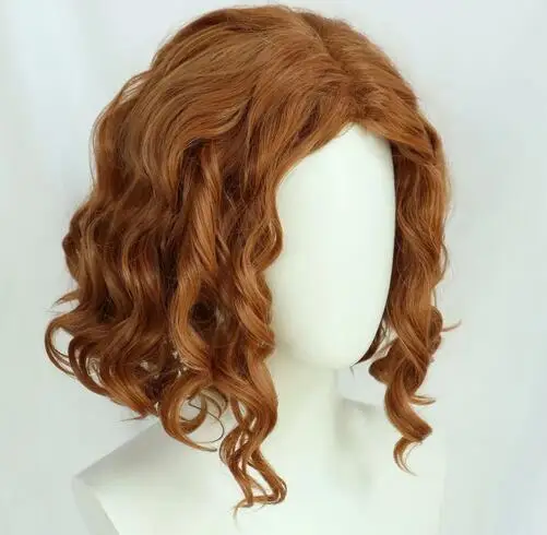 Dungeons & Dragons Honor Among Thieves Synthetic Middle Part Short Curly Shoulder Length Bob Wigs Brown Jerry Doric Cosplay Wig