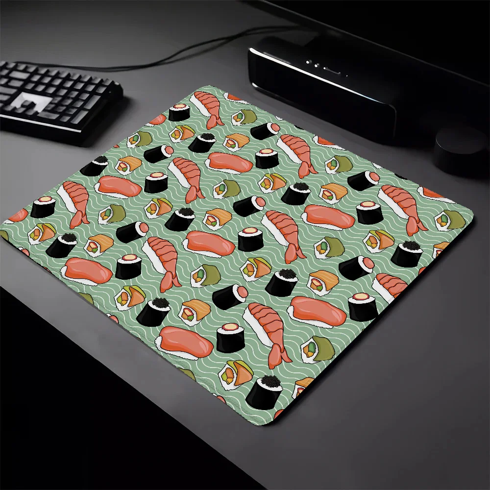 Small Keyboard Mat Sushi Lovers Mouse Pad Pc Gamer Deskmat Gaming Accessories Mausepad Pad on the Table Mousepad Mats Mause Pads