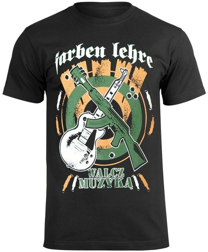 

FARBEN LEHRE FL ARMY T-Shirt Men's and Women's Short Sleeve Vintage Band Tops Trend Brand T-shirt Summer Oversize Clothing