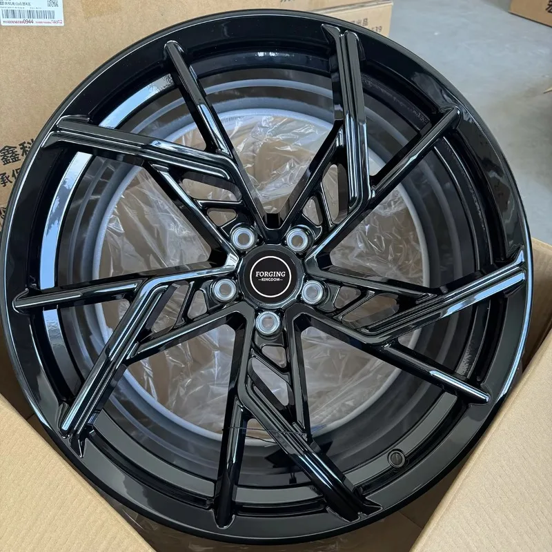 Personalized Luxury Custom Forged Wheels Two Piece Polished Lip Alloy Rims AE86 20-24 Inch 5x112 For Tesla For Volkswagen