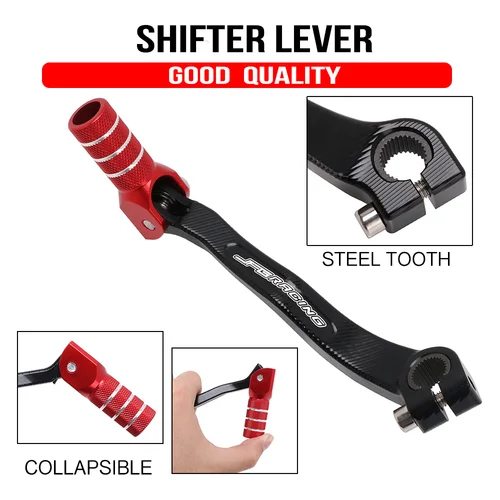 Imagen 2 del producto Palanca de cambios de aluminio CNC para motocicleta, palanca de cambios plegable para HONDA CRF250R CRF 250R 2004-2009 CRF 250X 2004-2017 CRF 450R 2002