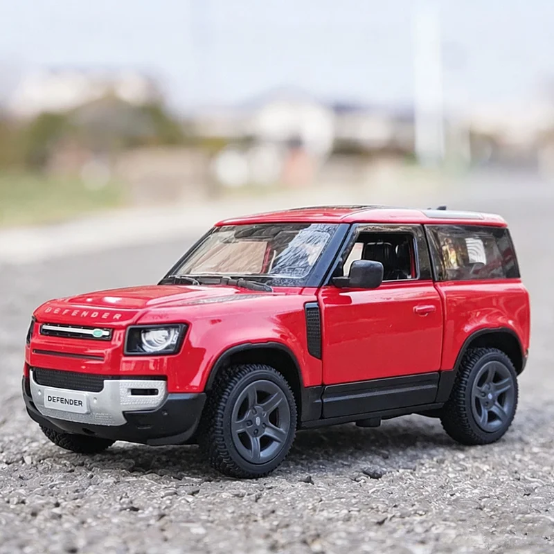

1:24 Land Rover Defender 90 SUV Alloy Car Model Diecast Metal Toy Off-road Vehicle Car Model Simulation Collection Children Gift