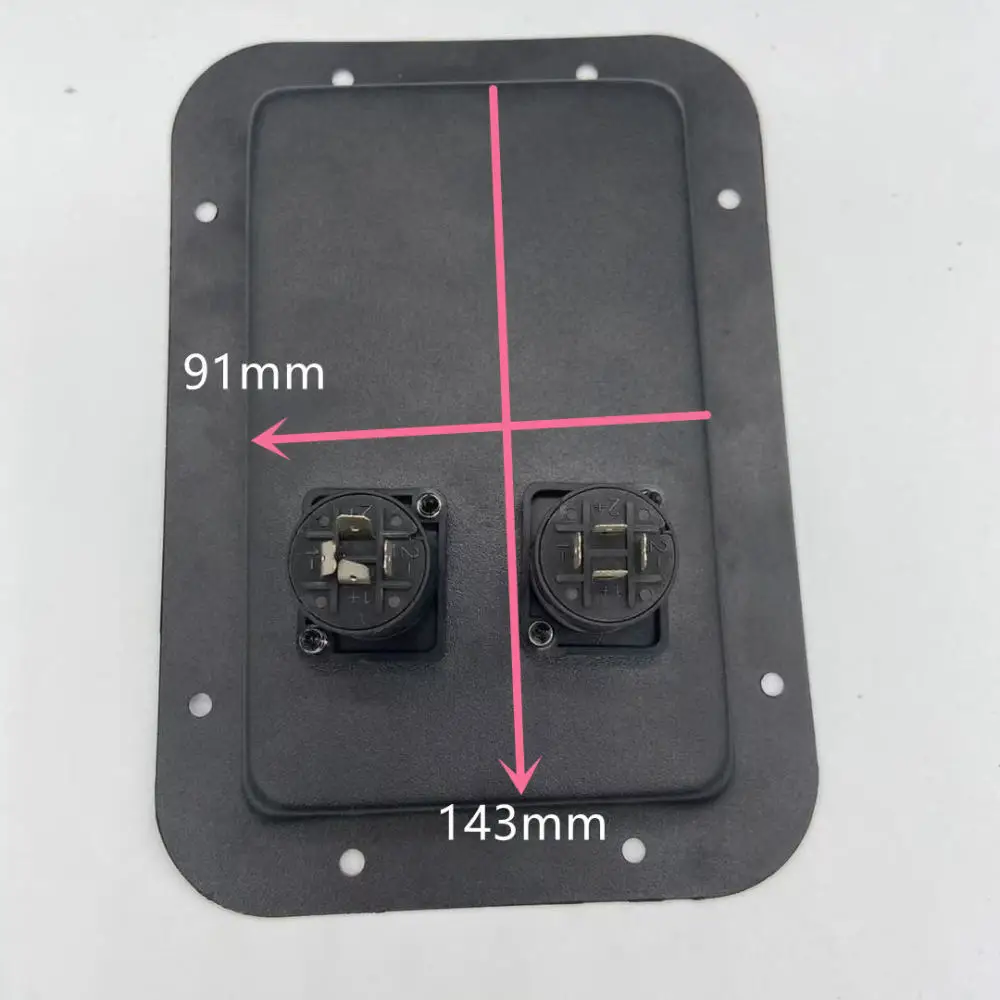 612 Stage Speaker Subwoofer Back Metal Terminal Board Audio Equipment Repair Component Professional Accessory Kit